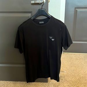 Emporio Armani Black Round Neck Tshirt - L